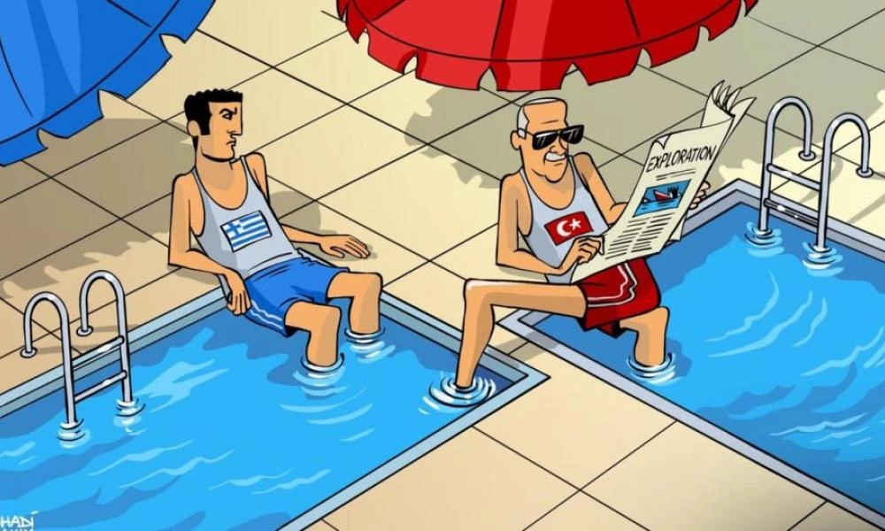 Το σκίτσο με τον «Σουλτάνο» που πατάει σε δύο πισίνες και η ανάρτηση διάσημου Αμερικανού οικονομολόγου